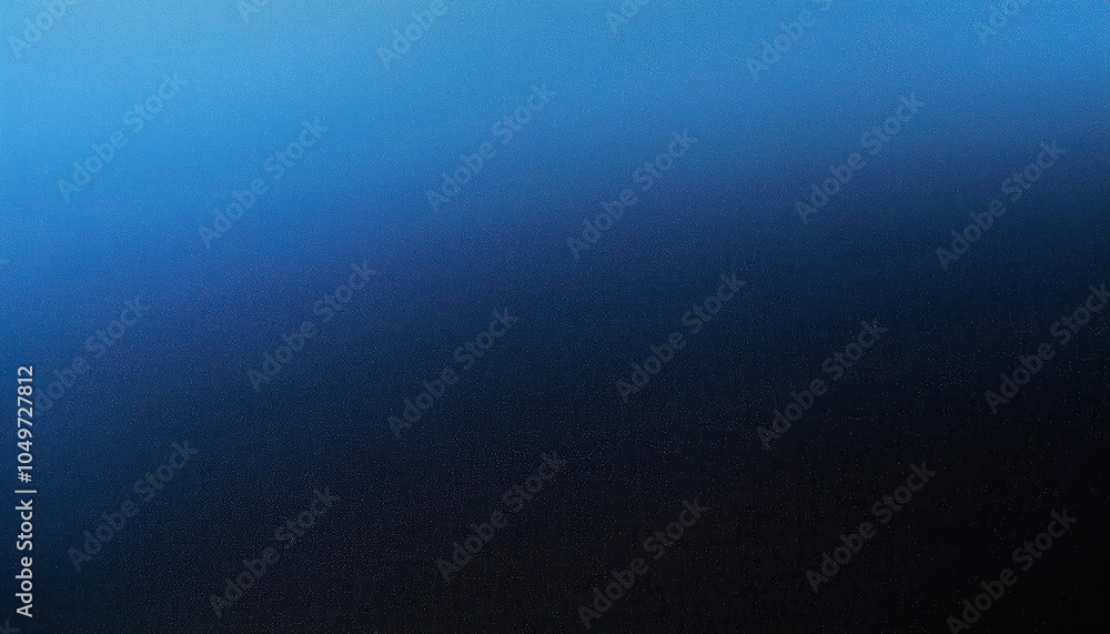 Poster Textured Gradient Background with Blue to Black Fade, Ideal for Websites, Presentations, and Professional Graphics Requiring Subtle Depth and Dark Tone Transitions
