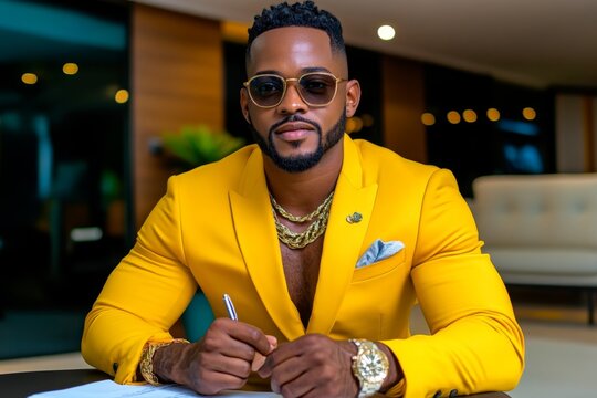 A real estate agent taking notes during a home tour, jotting down key features for potential buyers