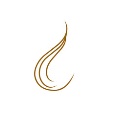 Obraz premium illustration of strands of hair