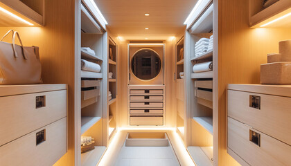 Minimalist and unique interior design in the house