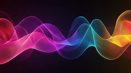 Obraz premium Multicolored Soft Glows and Lights Abstract Background