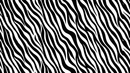 Zebra patterned tile design seamless animal print repeating zebra motif textured zebra skin hand drawn pattern. Zebra skin pattern. Animal background. Natural design