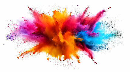 Abstract Colorful Explosion Illustration