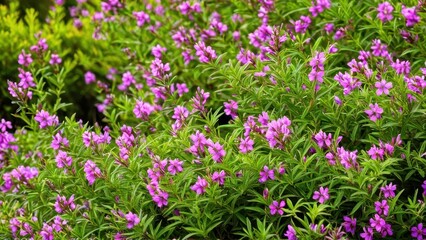 Obraz premium Mexican heather. Japanische Myrte - Cuphea hyssopifolia