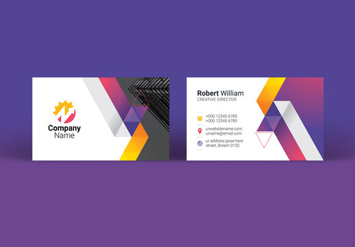 Modern Business Card Design Layout