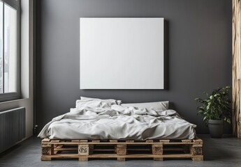 Pallet Bed Mockup.
