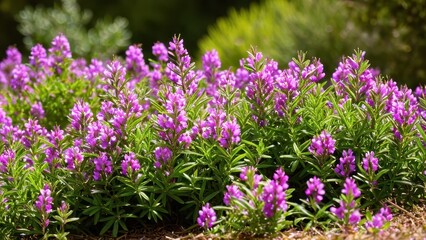 Obraz premium Mexican heather. Japanische Myrte - Cuphea hyssopifolia