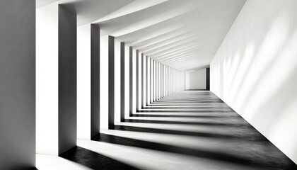 Obraz premium Minimalist and unique interior design in the house