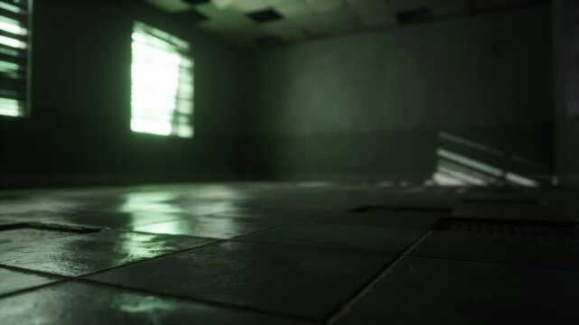 hospital ruins in an abandoned building