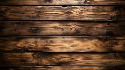 Dark Brown Wood Plank Background - Rustic Wooden Texture