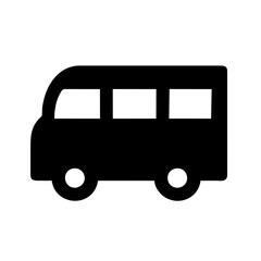 Icon of a bus representing public transportation