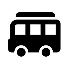 Icon of a bus representing public transportation