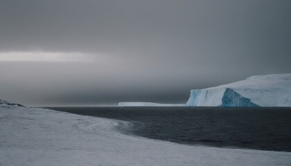 glaciers of the arctic ocean beautiful landscape