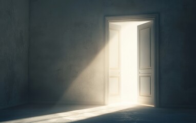 Fototapeta premium Open Door to Light.