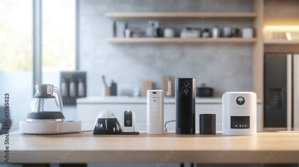 Poster smart home devices: iot-connected appliances controlling home automation