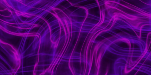 Obraz premium Abstract vibrant purple and black textured pattern resembling organic smoke or flames. The intense contrast and dynamic shapes create a dramatic, mysterious atmosphere. Perfect for backgrounds, edgy