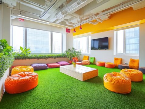Modern Office Lounge.