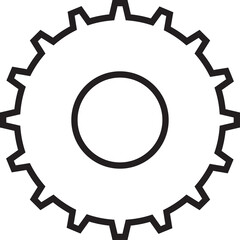 Gear Line Icon