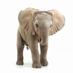 Fototapeta premium elephant isolated on white
