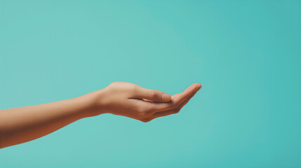 woman's hand holding something, object