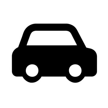 recommend clip art: Icon of a car representing transportation