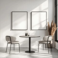 Minimalist Dining Room.