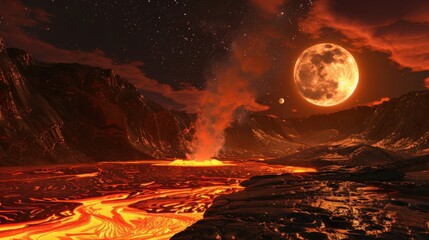 A mesmerizing shot of a remote, high-altitude glacier with ethereal, translucent icebergs and a rare