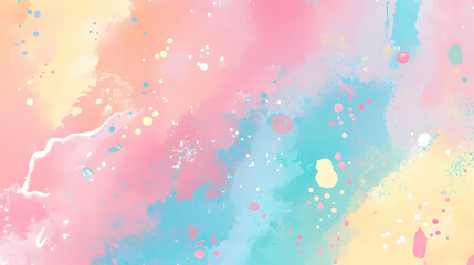 Abstract Pastel Watercolor Background