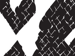 Background black and white abstract texture vector with dark spots, nets, lines and scratches