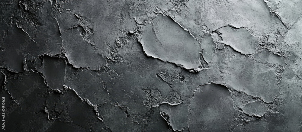 Poster gray stucco featuring grooves creates a seamless natural cement background abstract grunge texture o