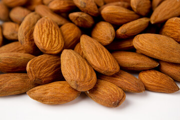 Almond isolated on white background