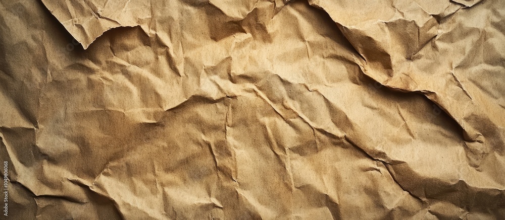 Aufkleber Aged wrinkled paper texture Worn paper background. with copy space image. Place for adding text or design