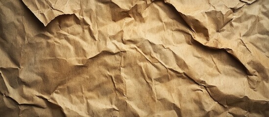 Fototapeta premium Aged wrinkled paper texture Worn paper background. with copy space image. Place for adding text or design