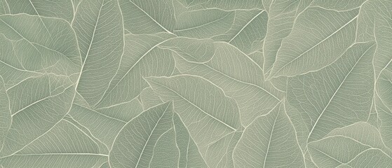 A leafy green background with a leafy pattern