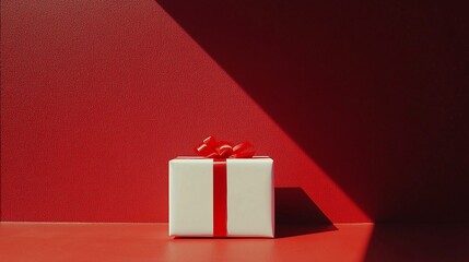 Simple White Gift Box for Festive Occasions