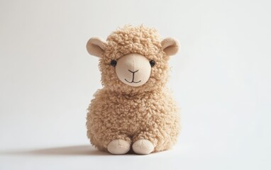 Fototapeta premium plush toy on a clean white background 