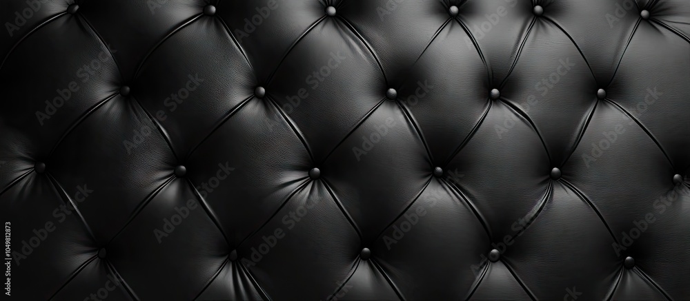 Poster Black leather texture backdrop. with copy space image. Place for adding text or design