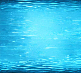 Obraz premium Blue wave Water background with sun glare bright light holiday sea playful and chaotic abstract illustration perfect for summer Background High quality 8k.generative ai 