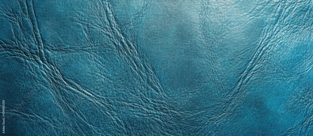 Poster blue leatherette texture ideal for use as a background. with copy space image. Place for adding text or design