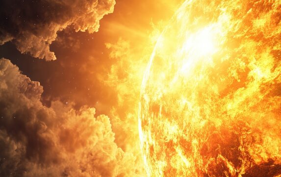 solar sustem stock photo