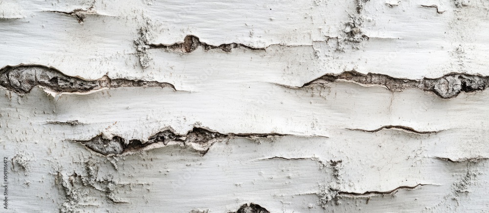 Leinwandbilder macro texture background of white birch bark. with copy space image. Place for adding text or design