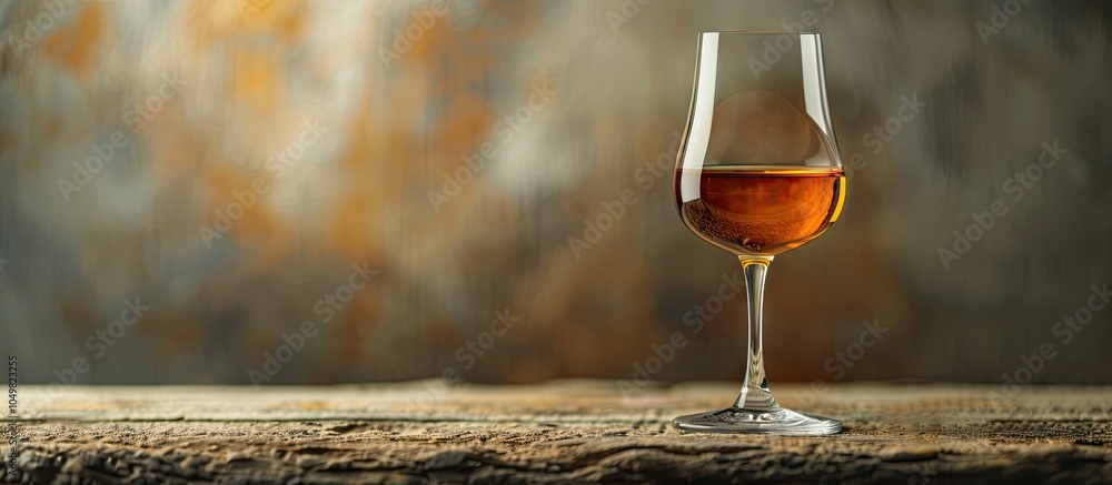 Poster Cup of Sherry wine in Jerez. with copy space image. Place for adding text or design
