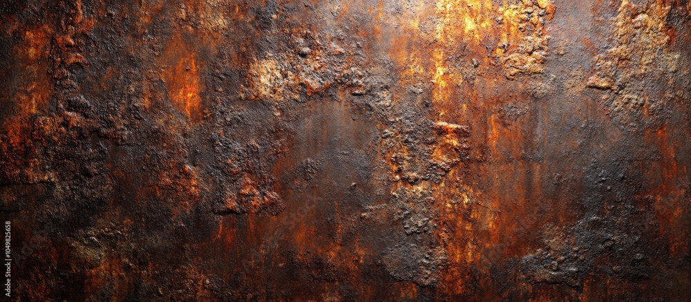 Aufkleber dark rusty appearance wall abstract grunge backdrop. with copy space image. Place for adding text or design