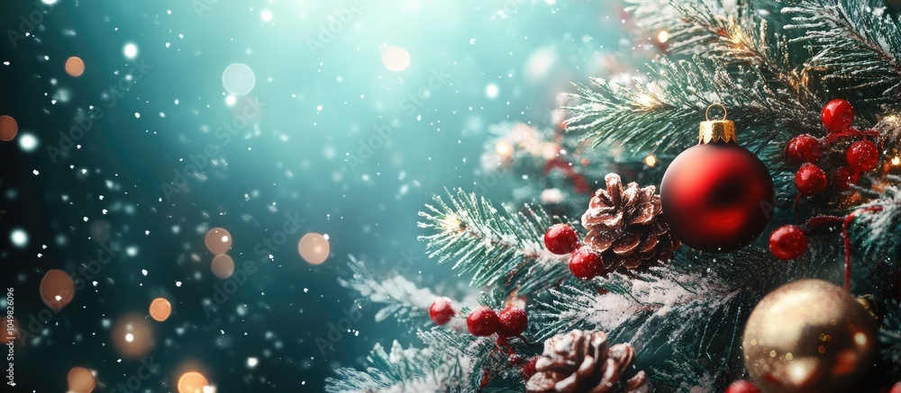 Aufkleber holiday backdrop greeting card for christmas and new year. with copy space image. place for adding t