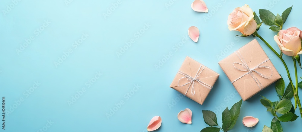 Poster beautiful greeting invitation card for mother s day valentine s day anniversaries and birthdays set 