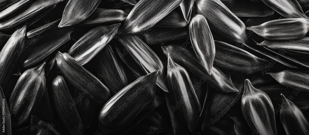 Poster sunflower seed husk texture blank black and white texture of fried sunflower seed husks abstract mul