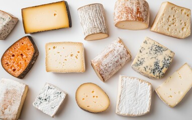 cheese on a clean white background 