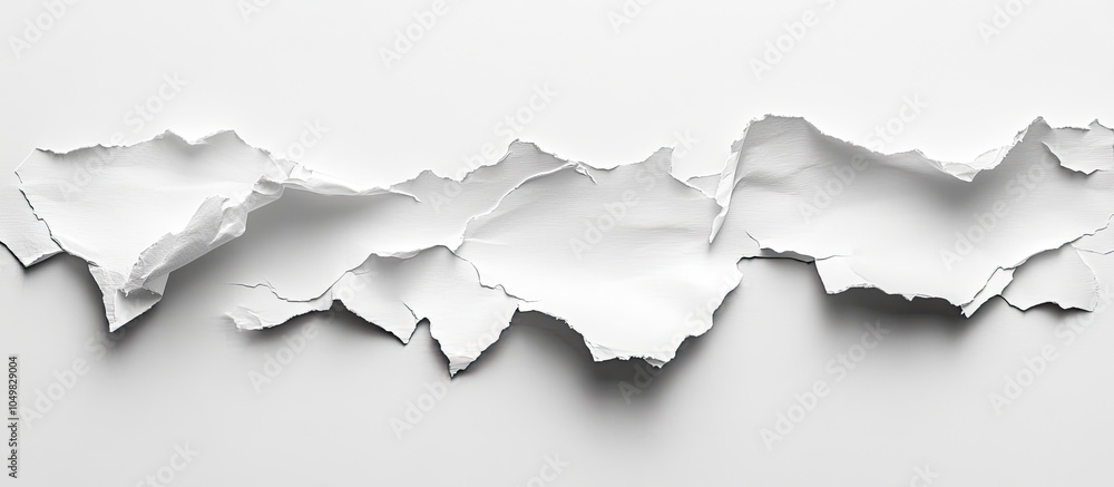 Poster torn paper providing copy space for your text