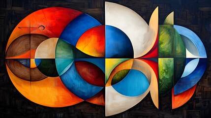 Fototapeta premium Colorful geometry