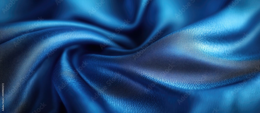 Aufkleber Blue fabric pullover texture pattern on a blurred background. with copy space image. Place for adding text or design